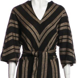 MIRTH Caftans 100% Silk A-Line Three-Quarter sleeve Dress